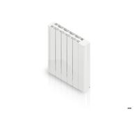 HJM Radiateur électrique à inertie fluide 2000 W HJM Alanis horizontal blanc Blanc