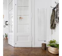 Radiateur électrique à inertie fluide Delatacalor Ramada 1500W blanc vertical