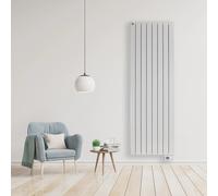 Radiateur électrique à inertie fluide 2000 W DELTACALOR Ramada vertical blanc