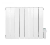 Radiateur électrique à inertie fluide DELTACALOR Telica cintré horizontal