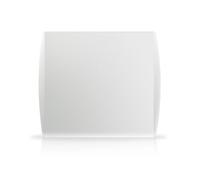 Radiateur électrique à inertie sèche 1000 W Aria horizontal blanc