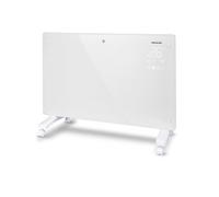 2000W Radiateur Electrique à Panneau de verre ultra fin, Connexion WiFi, Alexa, Minuterie 24h, 3 Modes, Écran Tactile LED