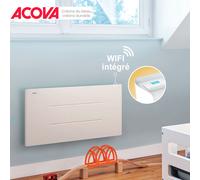 Radiateur electrique Acova 1000W inertie fonte MARA connecté - TMR100063EEZF