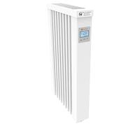 Radiateur électrique AeroFlow® MINI 650 avec briques réfractaires et multi-contrôleur FlexiSmart (Andorid et iOS) Chauffage à accumulation de surface en tant que chauffage d'appoint électrique