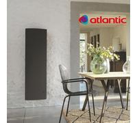Radiateur électrique Atlantic DIVALI Vertical 1500W Pilotage Intelligent Connecté Lumineux GRIS - 507629