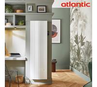 Atlantic Radiateur fluide caloporteur Galapagos Vertical 1800 Watts Blanc Brillant