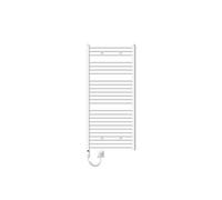 ECD Germany Radiateur Electrique avec Elément Chauffant 1200W - 750 x 1500 mm - Blanc - Connexion Latéral - Forme Droit - Kit Montage Mural Inclus - Sèche-Serviettes Sahara pour Salle de Bain