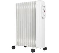 Radiateur électrique bain d'huile - 2500 W - OCEANIC - OCEABH2500W3 - Mobile - Blanc