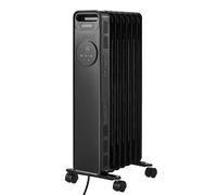 Radiateur électrique bain huile Mobile 1500W Thermostat électronique Télécom