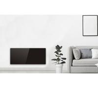 Radiateur électrique verre céramique GLASS Noir Céramique 2000W