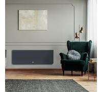 Radiateur électrique chaleur douce 1000W EQUATEUR 4 Plinthe Gris - THERMOR 427253
