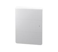 Radiateur électrique chaleur douce axoo horizontal 1500w blanc