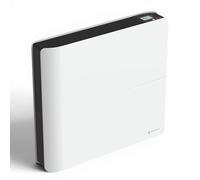 Radiateur électrique connecté 1000W double système de chauffe horizontal Blanc Molia