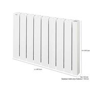 Radiateur électrique connecté à inertie fluide 1500 W Alcantara