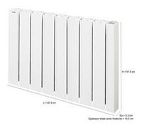 Radiateur électrique connecté à inertie fluide 1500 W Alcantara