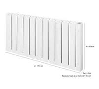 Radiateur électrique connecté à inertie fluide 2000 W Alcantara