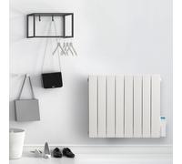 Radiateur électrique connecté à inertie fluide Deltacalor Monza 1500W