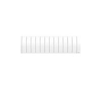 Radiateur électrique connecté IPALA bas 1400W blanc - inertie fluide