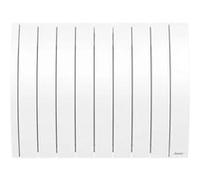 Radiateur électrique connecté IPALA horizontal 1500W blanc - inertie fluide G