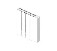 Heatzy Radiateur électrique connecté GLOW 1000 W Wi‑Fi cœur de chauffe céramique