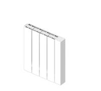 HEATZY - Radiateur électrique connecté Wi-Fi cœur de chauffe en céramique HEATZY GLOW 2000w