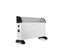 LEHMANN Convecteur Chauffage Électrique, Radiateur Electrique Mobile avec 3 niveaux 750/1250/2000 W, Thermostat et Protection contre la Surchauffe, Écoénergétique pour Chaleur Rapide, Blanc