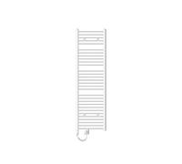 LuxeBath Radiateur Électrique de Salle de Bain Sahara 500x1800 mm Blanc Raccord Latéral Droit Elément Chauffant 900W + Thermostat Affichage Digital Sèche-serviettes Minuterie Kit de Fixation Inclus