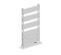 Zehnder forma radiateur électrique design ZF130250B100000 LFE-120-050/IPS, 1230 x 496 mm, blanc, RAL 9016