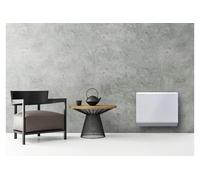 Radiateur électrique - Deltacalor -Radiateur électrique à double coeur de chauffe - Menec - 1000W - Blanc