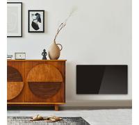 Radiateur électrique en verre GLASS Noir Céramique 1500W