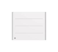 Radiateur électrique fixe à inertie sèche céramique 1000W Bestherm TANIN horizontal blanc