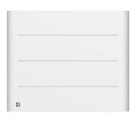 Radiateur électrique fixe à inertie sèche céramique 1000W Bestherm TANIN horizontal blanc ["#ffffff"] G