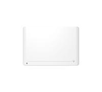 BESTHERM - Radiateur électrique fixe à inertie sèche céramique 2000W, détecteur de présence et thermostat interchangeable BESTHERM Diane horizontal blanc