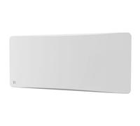 Radiateur électrique fixe à inertie sèche céramique avec thermostat interchangeable 2000W Bestherm OVEO horizontal blanc