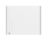 Radiateur électrique fixe à inertie sèche céramique - BESTHERM - ALBA 1000W - horizontal blanc