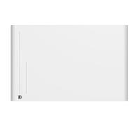 Radiateur électrique fixe à inertie sèche céramique - BESTHERM - ALBA 1500W - horizontal blanc