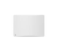 Radiateur électrique fixe à inertie sèche céramique - BESTHERM - OVEO 1000W - Thermostat interchangeable - horizontal blanc - NF