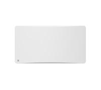 Radiateur électrique fixe à inertie sèche céramique - BESTHERM - OVEO 1500W - Thermostat interchangeable - horizontal blanc - NF