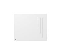 Radiateur électrique fixe à inertie sèche céramique - BESTHERM - SPARK 1000W - horizontal blanc - NF