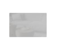 Radiateur électrique fixe à inertie sèche céramique façade en verre 1500W Bestherm IRIS horizontal blanc [#ffffff]