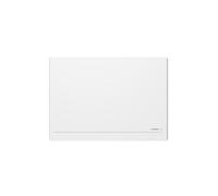 Radiateur électrique fixe connecté WiFi à inertie sèche céramique avec thermostat interchangeable 1000W MILLA horizontal blanc