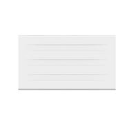 Radiateur électrique fixe à inertie sèche - Double cœur de chauffe - 1500 W - OCEANIC - Blanc mat -NF
