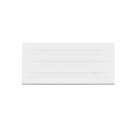 Radiateur électrique fixe à inertie sèche - Double cœur de chauffe - 2000 W - OCEANIC - Blanc mat -NF