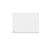 Radiateur électrique fixe à inertie sèche - Double cœur de chauffe - BESTHERM - FREYA 1000W - horizontal blanc - NF