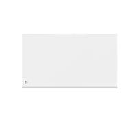 Radiateur électrique fixe à inertie sèche - Double cœur de chauffe - BESTHERM - FREYA 1500W - horizontal blanc - NF