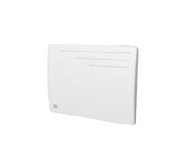 Radiateur électrique fixe à inertie sèche fonte 1000W Bestherm MOTU horizontal blanc [#ffffff]