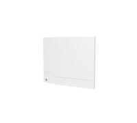 Radiateur électrique fixe à inertie sèche fonte 1000W Bestherm ZOE horizontal blanc [#ffffff]