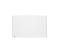 Radiateur électrique fixe à inertie sèche fonte 1500W Bestherm ZOE horizontal blanc [#ffffff]