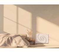 Radiateur électrique fixe connecté WIFI à inertie sèche céramique 1000W Bestherm ARIANE CONNECT Design horizontal noir Noir