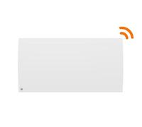 Radiateur électrique fixe connecté WiFi à inertie sèche céramique - BESTHERM - ILLO CONNECT 2000W - horizontal blanc
